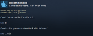 Illustration for article titled Final Fantasy VII, As Told By Steam Reviews